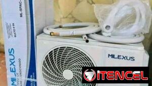 Split de 1 tonelada 220v Milexus Tuberías de cobre 3.5 mtrs Precio $320 USD Transporte incluido Garantía