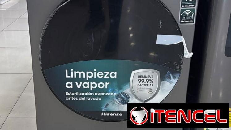 Lavadora Secadora al vapor Hisense