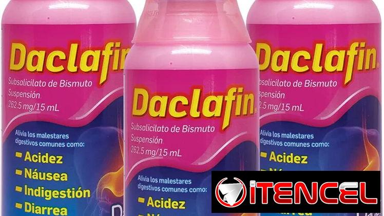 *Precio: 5 usd* Marca: Daclafin  Suspensión Antiácido Subsalicilato de Bismuto Alivia Malestar Estomacal Diarrea Ardor e