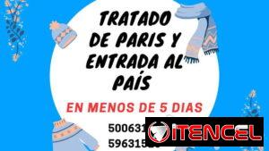 tratado de Paris y entrada al país en menos de 5 dias