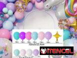 Set de globos de unicornio, revelación de sexo