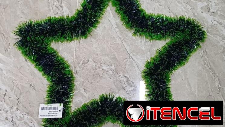 🧧Corona para puerta forma de estrella 38cm/ 8usd🧧