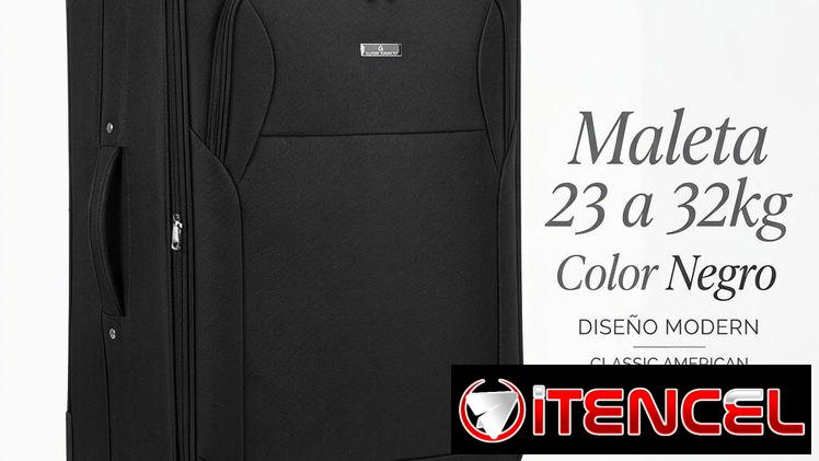 Maleta de Viaje Negra CLASSIC AMERICAN – 23 a 32 kg ✈️