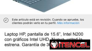 🔰Laptop HP, pantalla de 15.6”, Intel N200 con gráficos Intel UHD. Nueva, usted la estrena. Garantía 30 días.