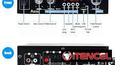 Amplificador HiFi AK35 con Bluetooth y control remoto