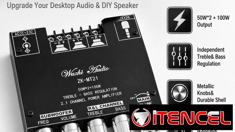 REPRODUCTORA - AMPLIFICADOR BLUETHOOTH CLASE D — foto 1