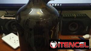 Botella Ambar para hacer vino o vinagre - 2264 CUP