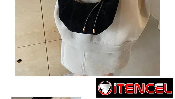 Bolso estilo retro en forma de croissant — foto 1