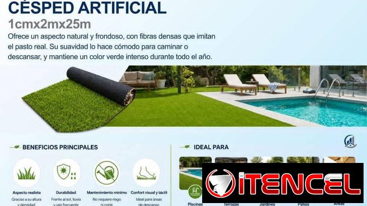 🚧 Césped Artificial  📏 Medidas: 1 cm x 2 m x 25 m & 📏 Medidas: 2 cm x 2 m x 25 m🚧 — foto 2