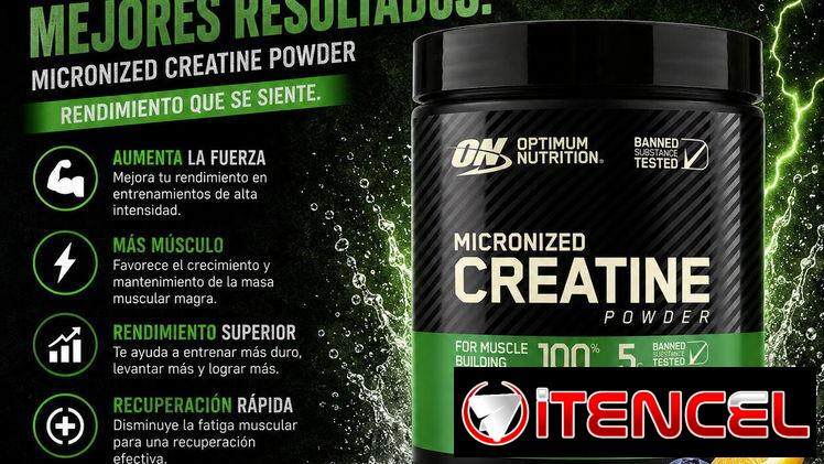 🛒✔Creatina on de sabor 60 Servicios Rebaja 25USD