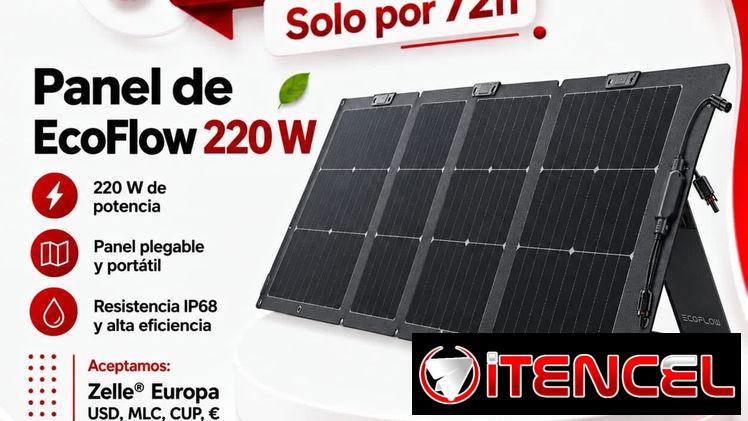 💥*Panel Solar Ecoflow*💥FACTURA Y GARANTÍA