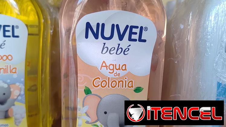 Agua de Colonia para Bebé de Nuvel (225 ml), un producto hipoalergénico con aroma fresco y delicado sin alcohol.