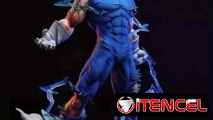 figura de acción de Dragon Ball Majin Vegeta,  material de PVC de alta calidad 27cm