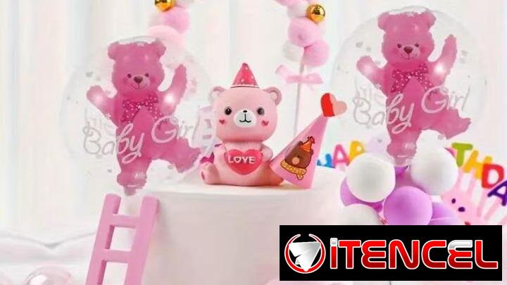 Set de globos de unicornio, revelación de sexo