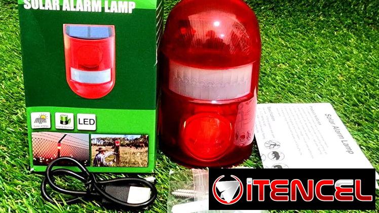 Alarma Solar con Sensor de Movimiento y Sirena