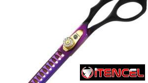 Purple Dragon Tijeras Profesional  para Perros Entresacar / Grooming/ Peluquería