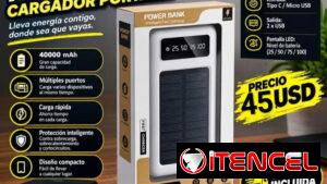 POWERBANK O CARGADOR PORTÁTIL DE 40000MAH