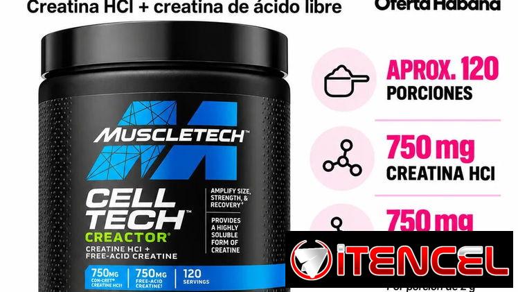 Creatina Creactor 120 servicios HCL  30USD