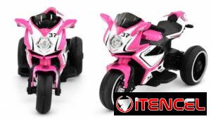 Moto eléctrica infantil con música y luz