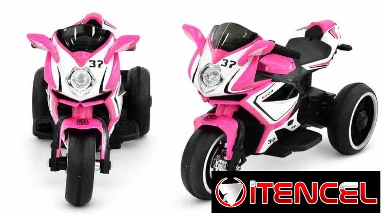 Moto eléctrica infantil con música y luz