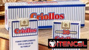 Cigarros fuertes Criollos por Ruedas. Originales de fábrica. Auténticos 100%