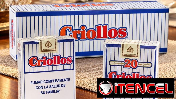 Cigarros fuertes Criollos por Ruedas. Originales de fábrica. Auténticos 100%