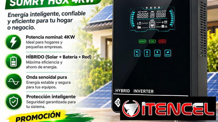 GANGA inversor solar híbrido en 350 USD