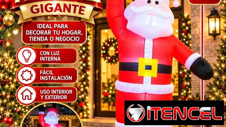 Papá noel inflable