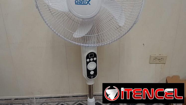 Ventilador Recargable de pedestal 16’/ Ventilador recargable con panel Solar/ Solar Fan/