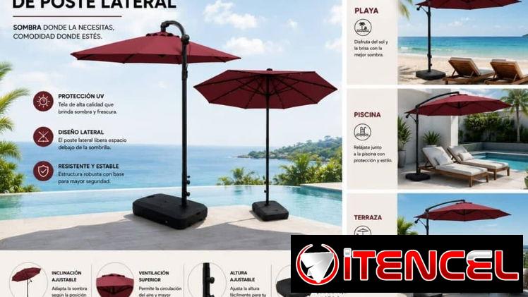🌂☀️ PARAGUAS PARA EXTERIORES – Sombra y estilo para tus espacios al aire libre ☀️🌂