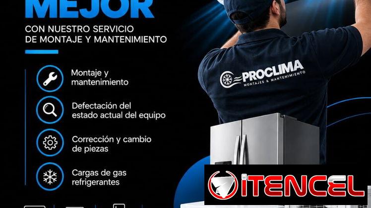 Montajes, mantenimientos de Splits y demás servicios de climatizacion.