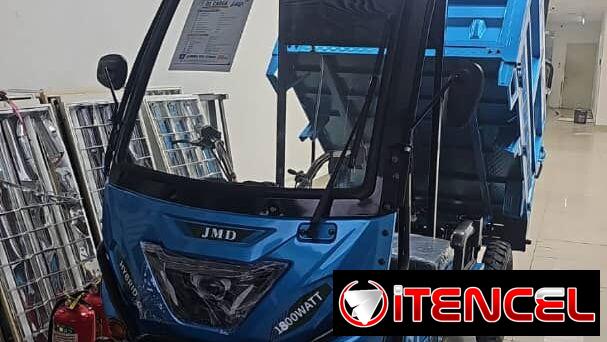 TRICICLO ELÉCTRICO JMD (CON CABINA Y TECHO)〽️ lis