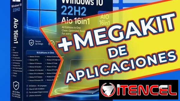 Windows 10 y UTILITARIOS KIT. Updated 2026 Septiembre Multilenguaje. (para detalles VER EN EL ANUNCIO)