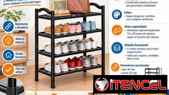 Zapatera De 4 Niveles