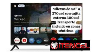 Smart Tv Milexus de 43"