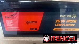 Bateria Kingmox 25.6V x 100AH LiFePO4 2560WH  53750952 55550641 mensajería disponible