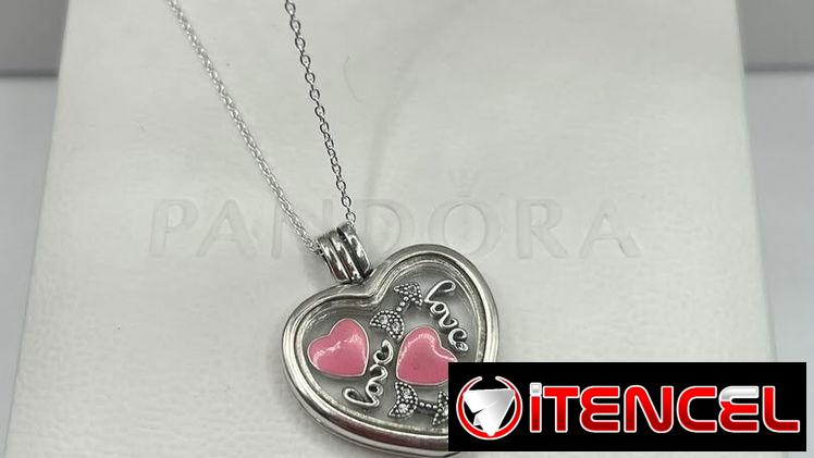 RELICARIO PANDORA DE  Corazón, CHARMS PETIT (EL JUEGO DE  3 PETIT)