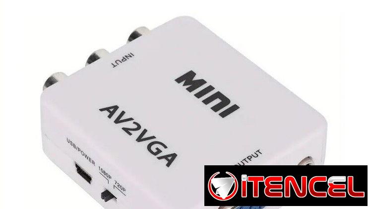 ADAPTADOR PARA CONECTAR SU CAJITA HD EN MONITORES VGA