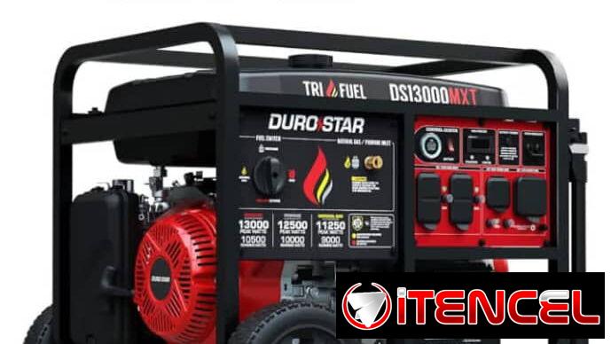 Planta Eléctrica DuroStar Tri Fuel 13000W