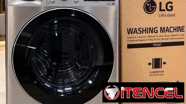 LAVADORA SECADORA AL VAPOR DE 14 Y 8KGS MARCA LG