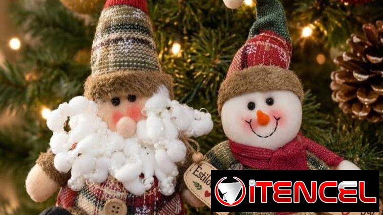 Set de 2 Muñecos para Árbol de Navidad (lo)