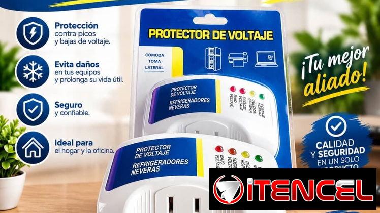 Protector de voltaje para refrigerador y nevera (1 toma)