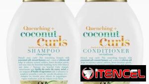 OGX Quenching + Coconut Curls Champú y Acondicionador