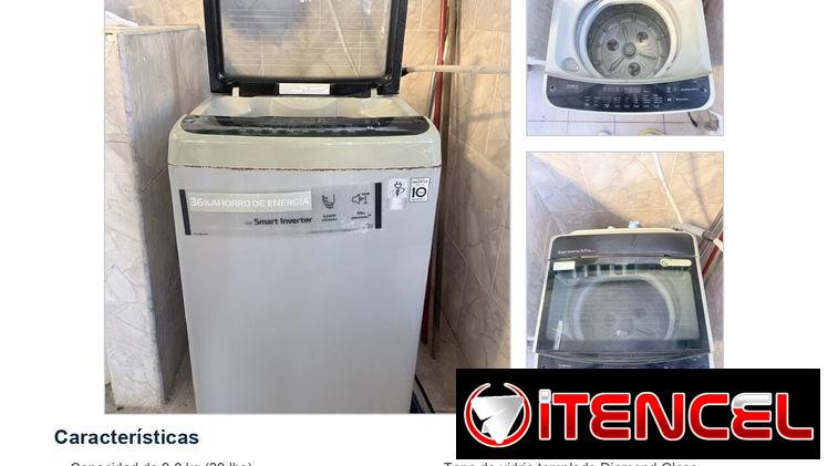 LAVADORA LG INVERTER 110 V