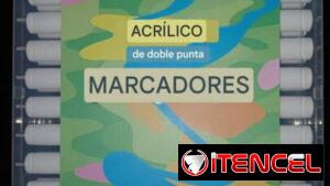 Marcadores o Rotuladores de acrilico doble puntas, 24pcs