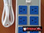 🔌 REGLETA 🔌 ELÉCTRICA MULTIPUERTO DE 2M S.P.C. TENEMOS MENSAJERÍA CON FACTURA Y GARANTÍA. TL 54833699