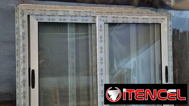 Ventana de cristal y aluminio