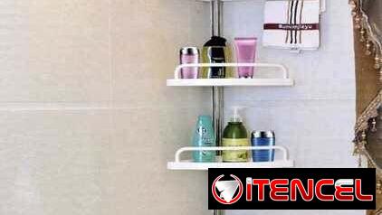 Esquinero Ajustable para Baño — $26 USD Aprovecha cada rincón de tu baño y mantén todo organizado. — foto 1