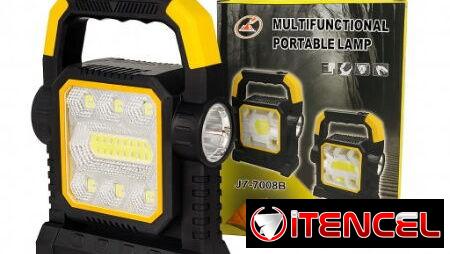 LAMPARA RECARGABLE MULTIFUNCIONAL JY-7078D