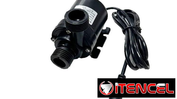 Bomba de agua ultrasilenciosa, Mini Motor sin escobillas DC12V/24V, adaptador de bomba de agua sumergible para piscina